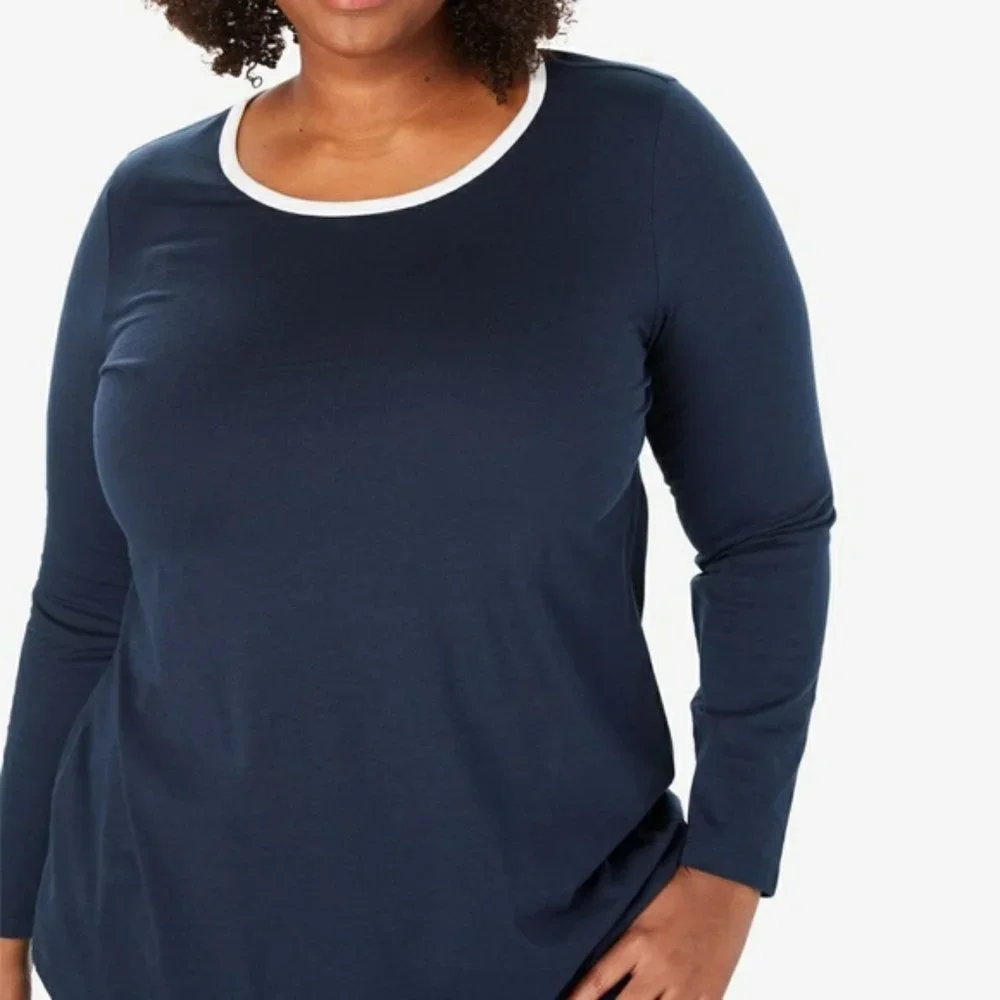Lot of 3 Woman Within Tees Bundle Women's Size 14/16- HURRY, LAST MARKDOWN!!! - Picture 3 of 14